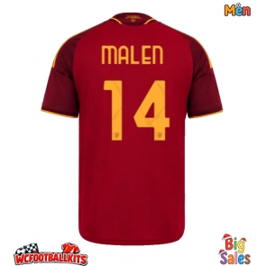 AS Roma Donyell Malen #14 Replica Home Stadium Shirt 2026-27 Short Sleeve